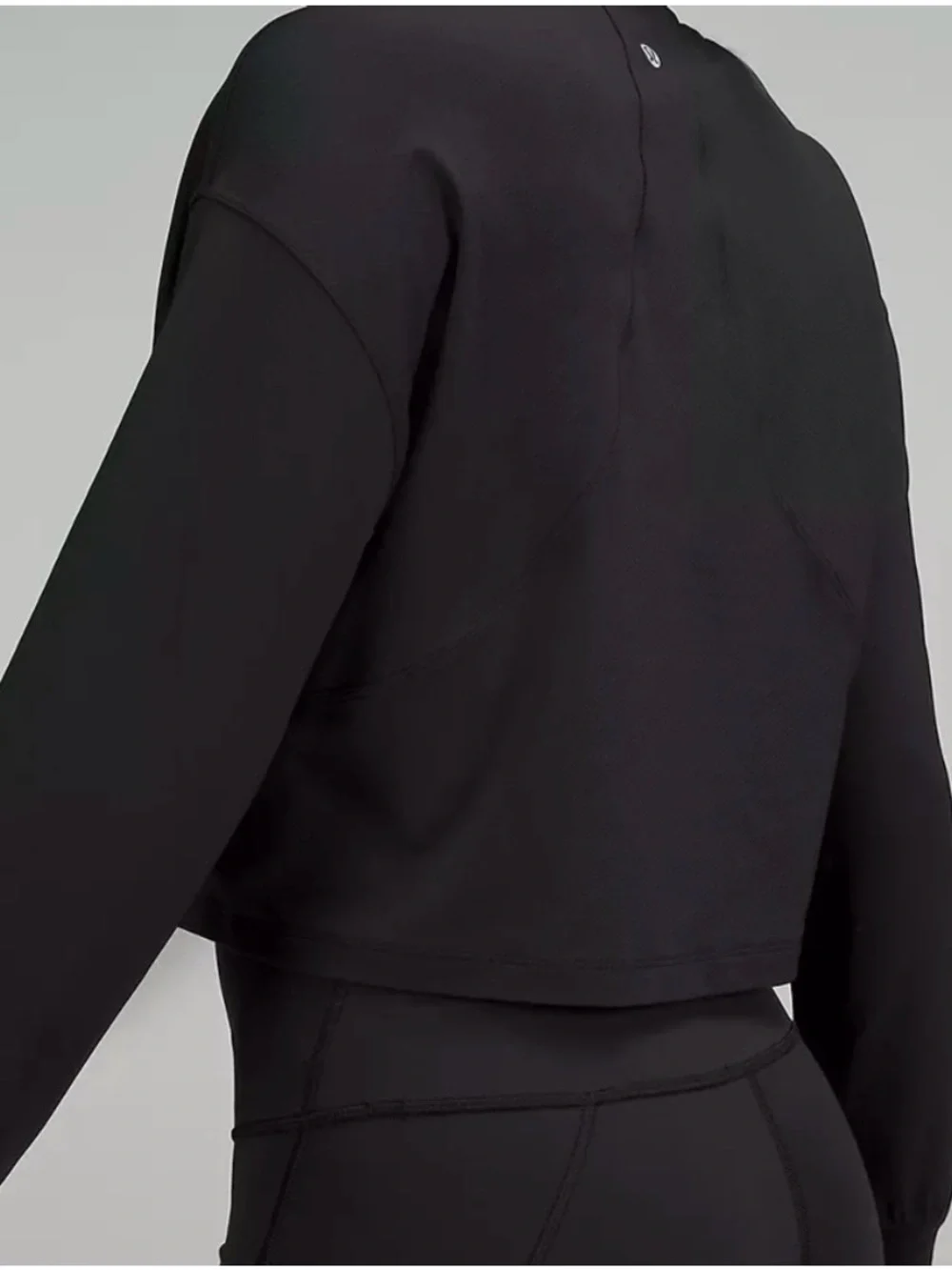 NWT Lululemon Abrasion Resistant Training Black Long Sleeve
